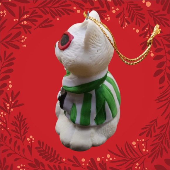 Christmas ornament cat photographer with sunglasses - Picture 5 of 7